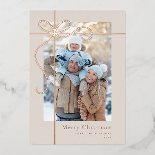 Foil Holiday Card