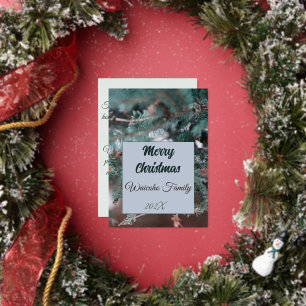 Foil Holiday Card