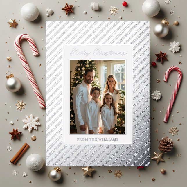 Foil Holiday Editable Christmas Cards Template  (Creator Uploaded)