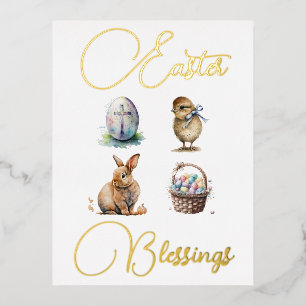 Foil Holiday Post Card