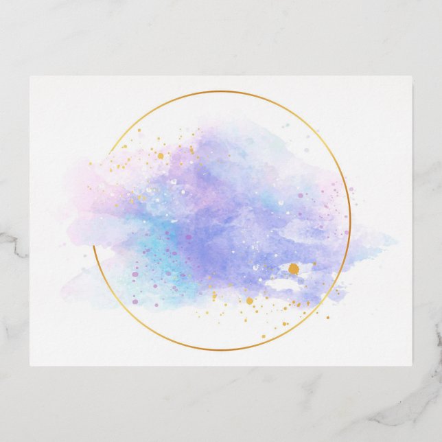 Foil Holiday Post Card (Front)