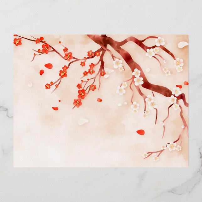 Foil Holiday Post Card (Front)