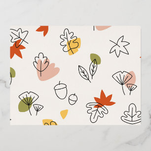 Foil Holiday Post Card