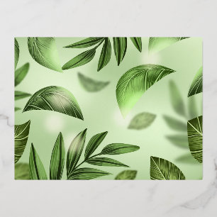 Foil Holiday Post Card