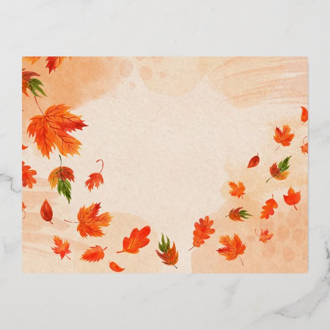 Foil Holiday Post Card (Front)