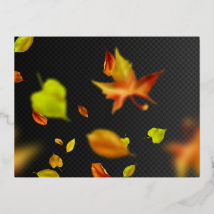 Foil Holiday Post Card