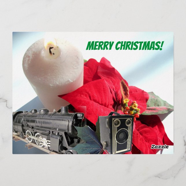 Foil Holiday Post Card (Back)
