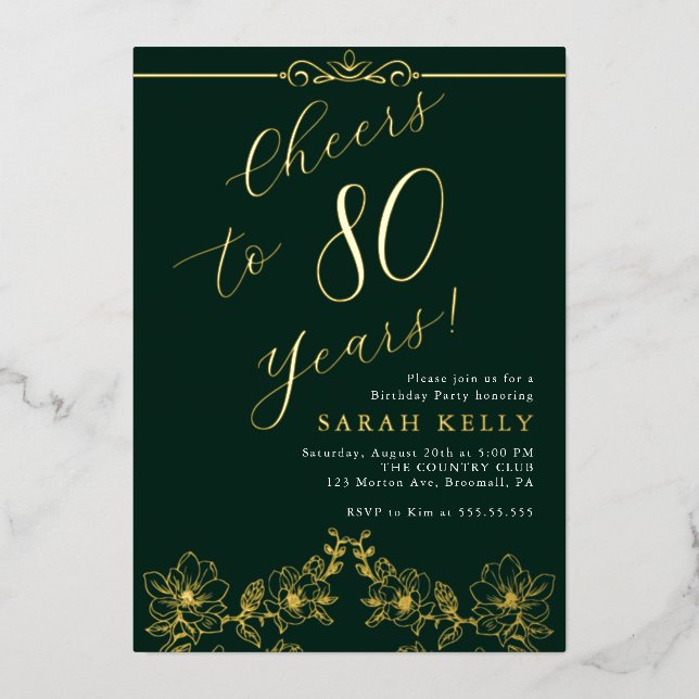 Foil Invitation (Front)