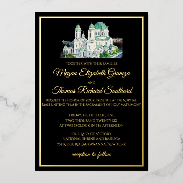 Foil Invitation (Front)