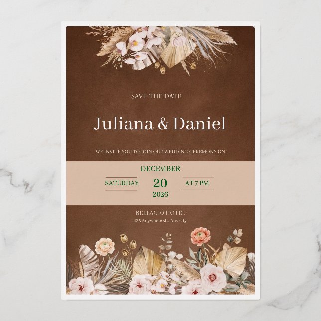 Foil Invitation (Front)