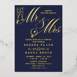 Foil Invitation