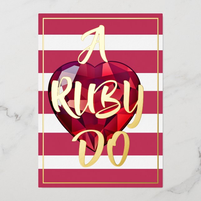 Foil Invitation (Front)