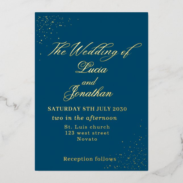 Foil Invitation (Front)