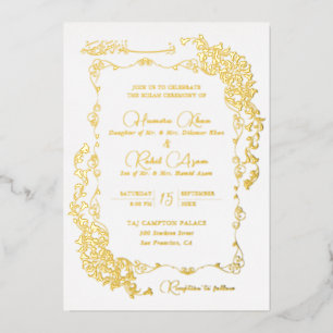Foil Invitation