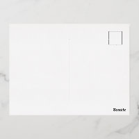 Foil Invitation Postcard