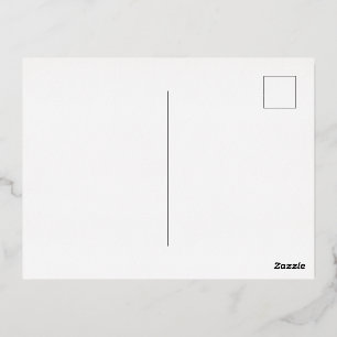 Foil Invitation Postcard