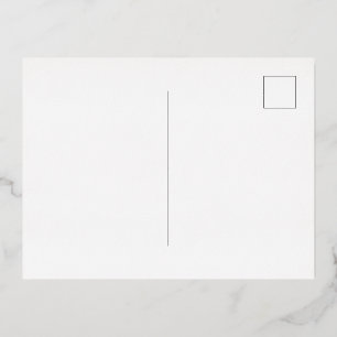 Foil Invitation Postcard