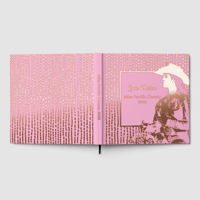 Foil Pageant Crown Photo Scrapbook-CSTM Title Foil Guest Book (Full)