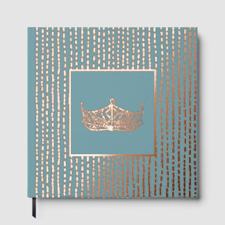Foil Pageant Crown Photo Scrapbook with NO text Guest Book