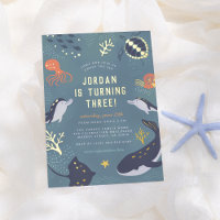 Foil Pressed | Under The Sea Boy Birthday Party
