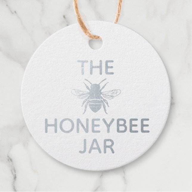 Foil Price Tag - Personalized Logo Business (Front)