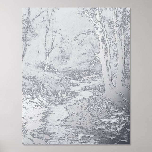 FOIL PRINT POSTER ART AND DESIGN  STYLES  (Front)