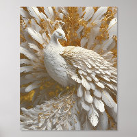 Foil Print, Size: 11" x 14", Foil Colour: Gold, Ma