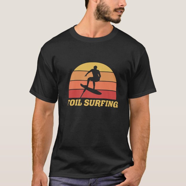 Foil-Surfing | Electro-Foil | Surfing Is My Life | T-Shirt (Front)