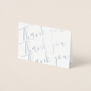 Foil Thank You Note Card