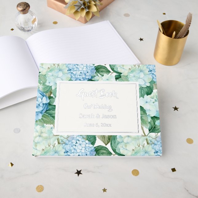 Foil Wedding Guestbook (Front Open)