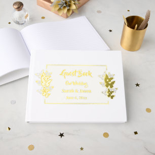 Foil Wedding Guestbook