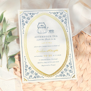 Foil   Whimsical Vintage Tea Party Bridal Shower