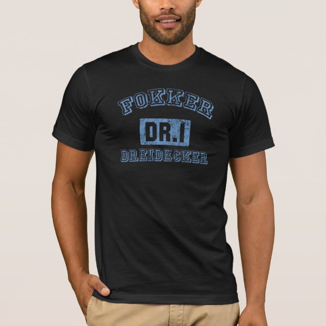 Fokker Dreidecker - BLUE T-Shirt (Front)