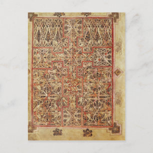 Fol.220 Carpet page, from the Lichfield Postcard