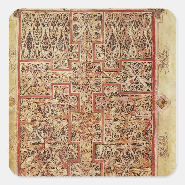 Fol.220 Carpet page, from the Lichfield Square Sticker (Front)