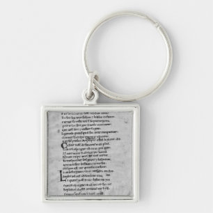 Fol.43 'The Song of Roland' Key Ring