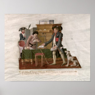 Fol.55 Country Folk and the Money Changer Poster