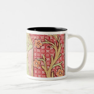 Fol.58v April: Picking Flowers Two-Tone Coffee Mug