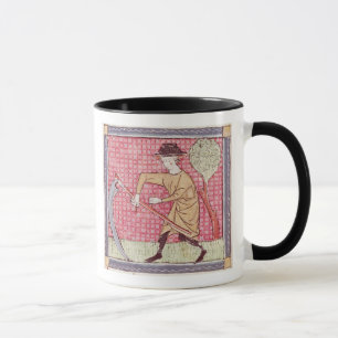 Fol.58v June: Haymaking Mug