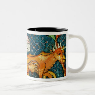 Fol.59r October: Ploughing Two-Tone Coffee Mug