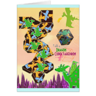 Fold a Cuboctahedron Dragon Pattern Craft