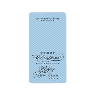 (FOLD OVER) CHRISTMAS LABELS :: lapel 5P