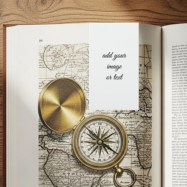 Fold over custom bookmarks not a business card (Creator Uploaded)