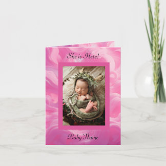 Folded Announcement Card