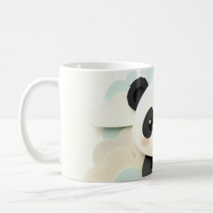 Folded Baby Panda   Cute Origami  Coffee Mug