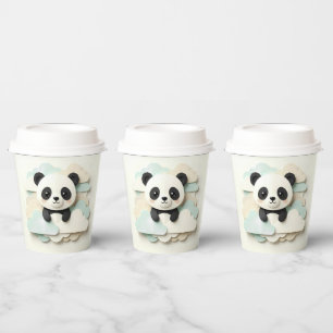 Folded Baby Panda   Cute Origami  Paper Cups