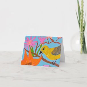 Folded blank card - Spring Pleasures