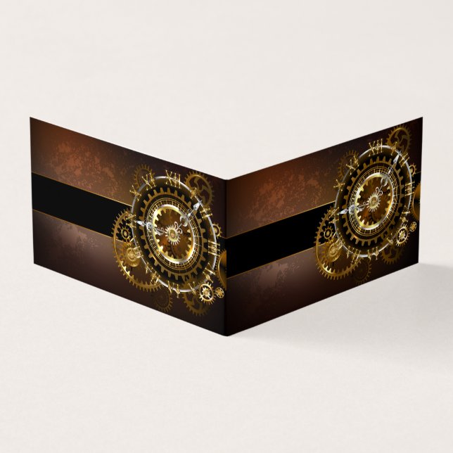 Folded Business Card (Outside)