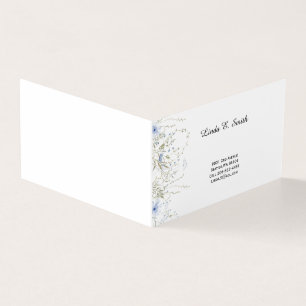 Folded Business Card