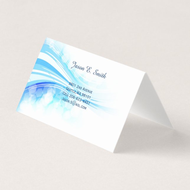Folded Business Card (Front)